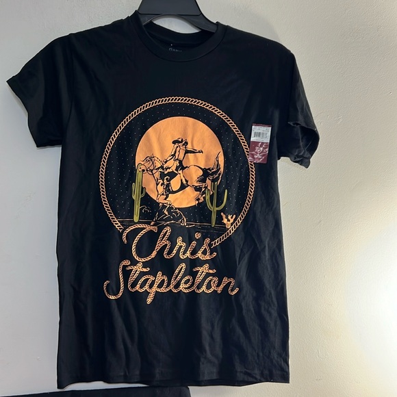 Chris Stapleton Other - NEW Chris Stapleton Horseback Men's Graphic Tee Shirts, Unisex Size S (34-36)